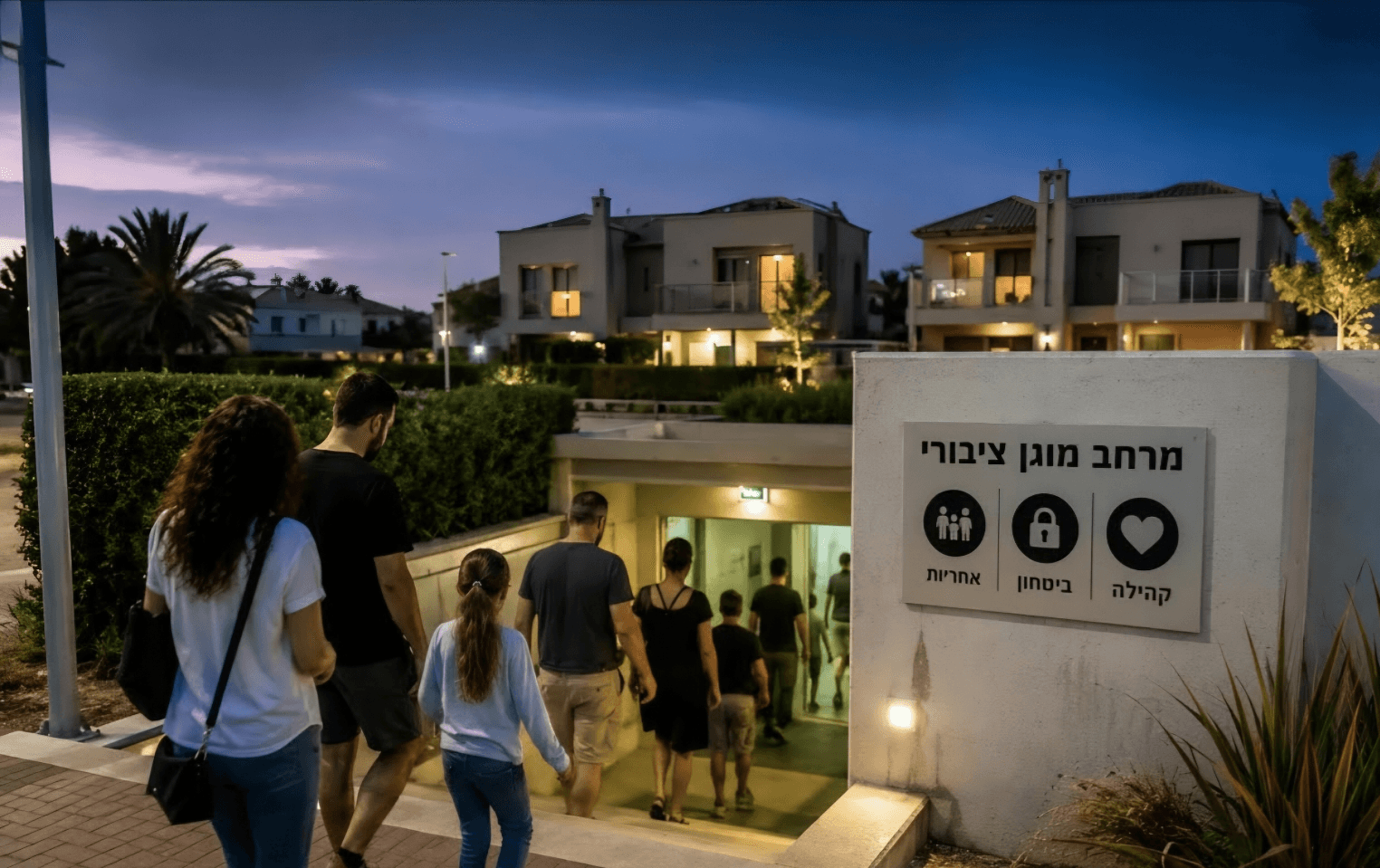 קיסריה נערכת לכל תרחיש: אלו המרחבים המוגנים שנפתחו לתושבים