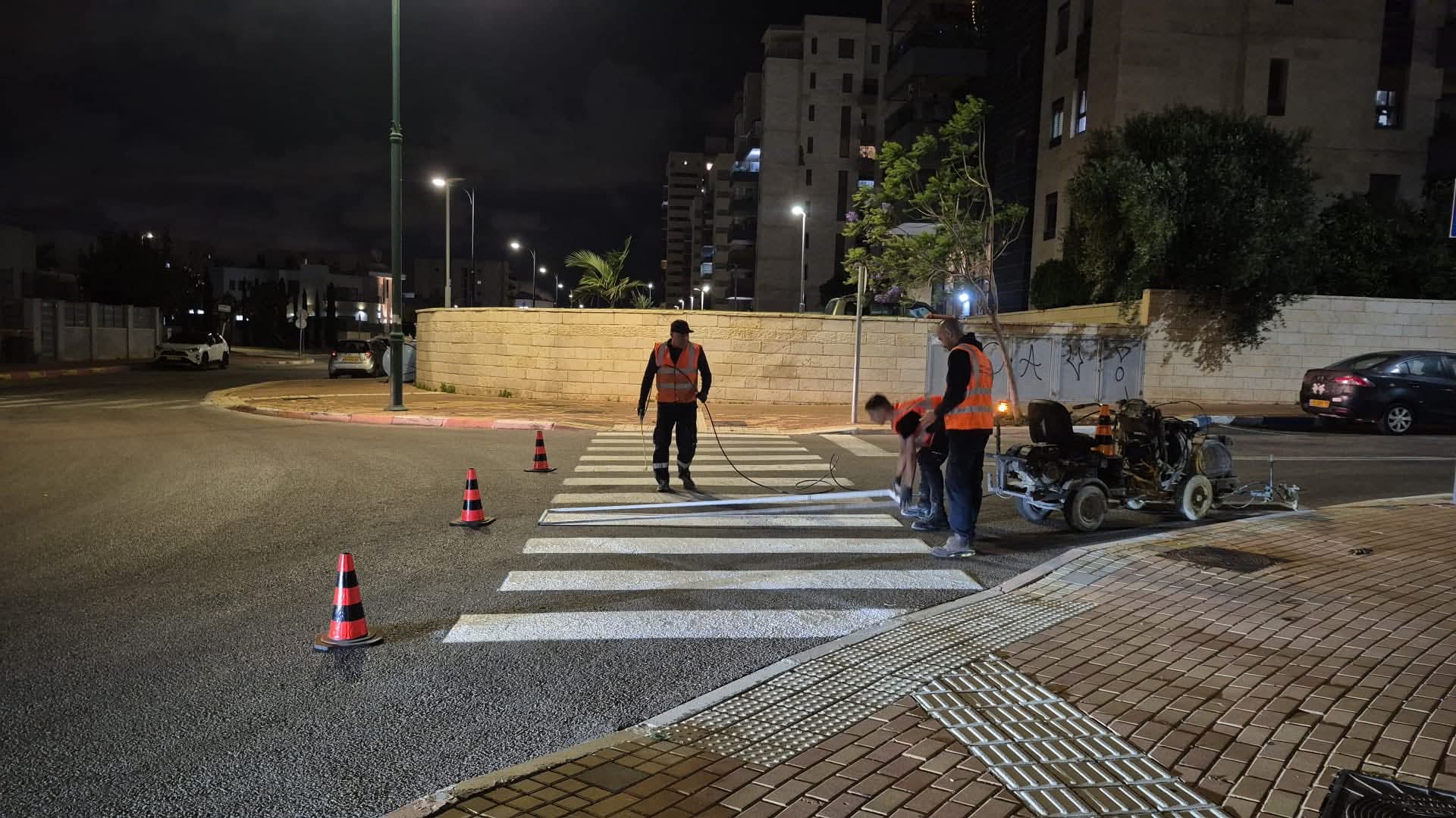 יוצאים לדרך: פרויקט סימון כבישים רחב היקף באור עקיבא 