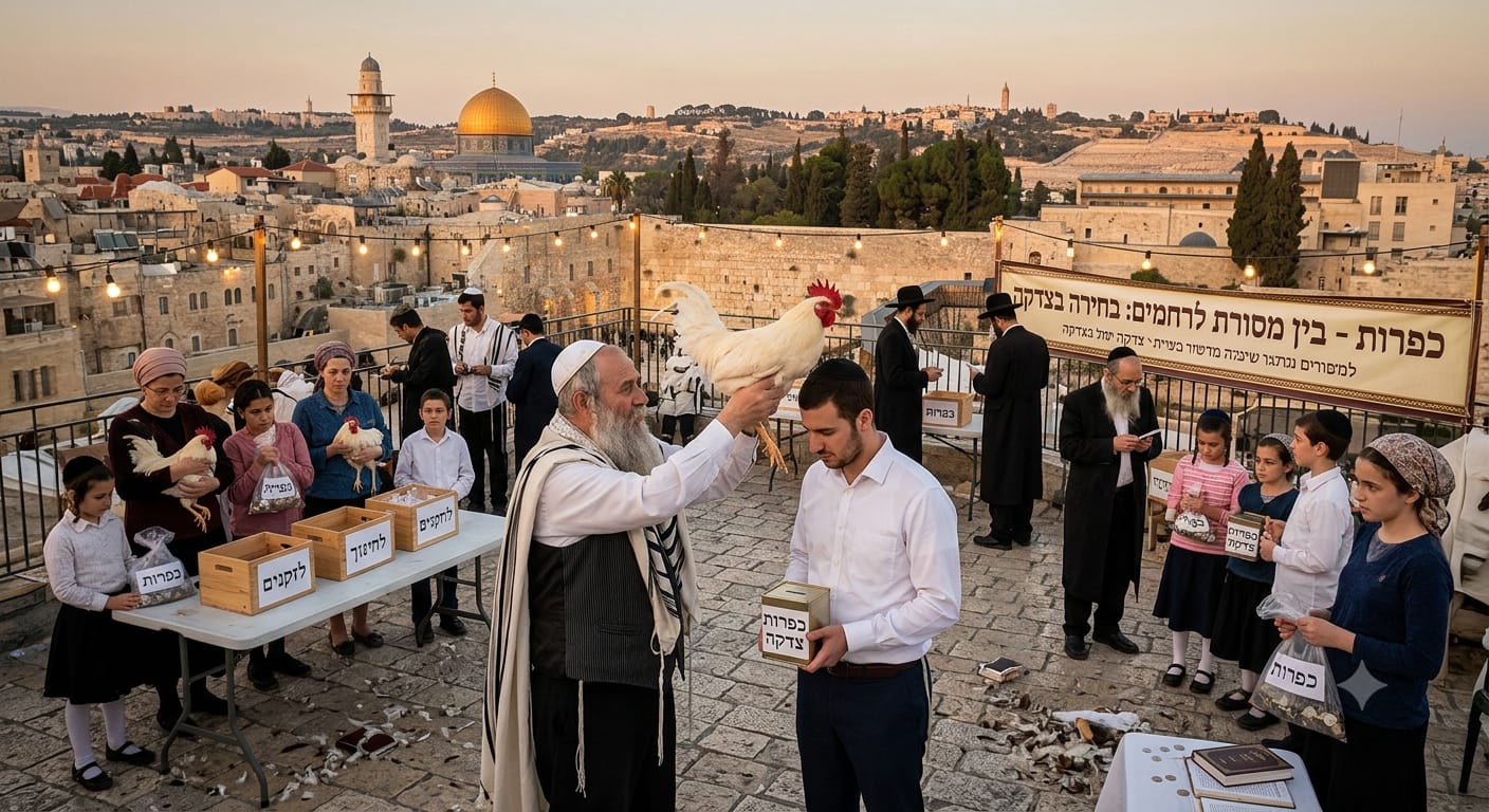 בין כפרה לחמלה: המנהג המסורתי, צער בעלי חיים ומה שביניהם.