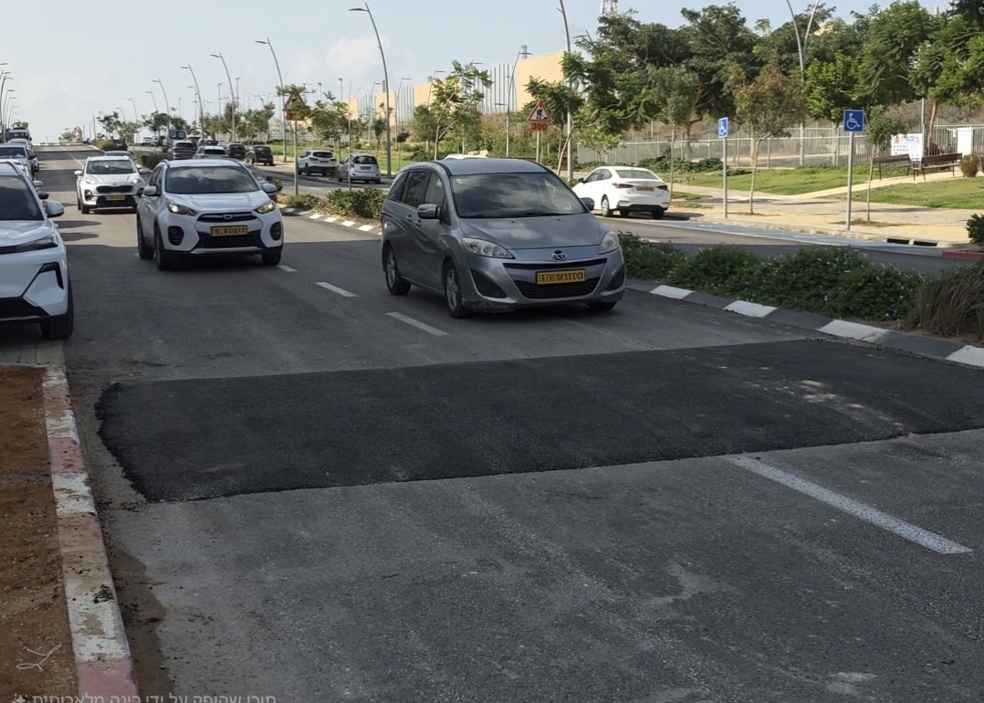 אור ים: הסתיימו העבודות לסלילת פסי האטה בשדרות דוד המלך